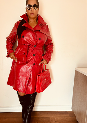 Open image in slideshow, Savvy Red Hot Trench
