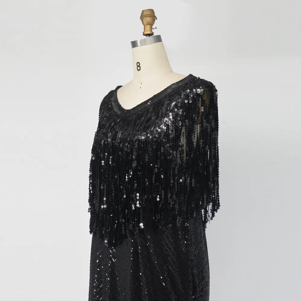 Savvy Sequin Evening Gown