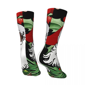 Xmas Black Santa Socks(Sold Out)