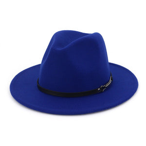 Open image in slideshow, Unisex Fedora Hat w/Band
