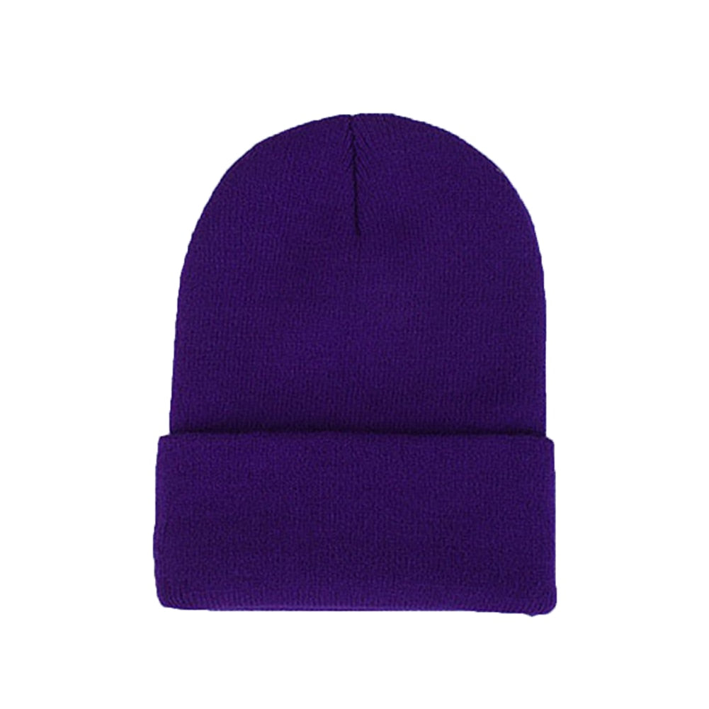 Unisex Solid Color Beanies