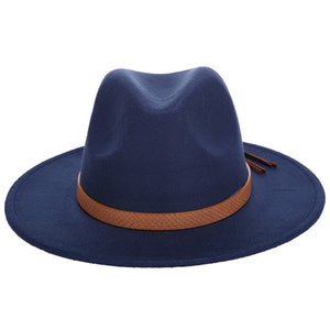 Open image in slideshow, Wool Fedora Hat w/Band
