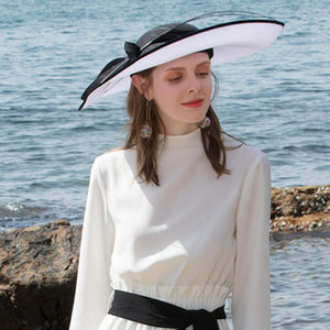 Open image in slideshow, Wide Brim Derby Hat
